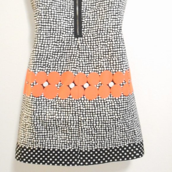 Desigual Retro Vintage Style Black and White Sleeveless Dress   size 8 - Picture 1 of 8